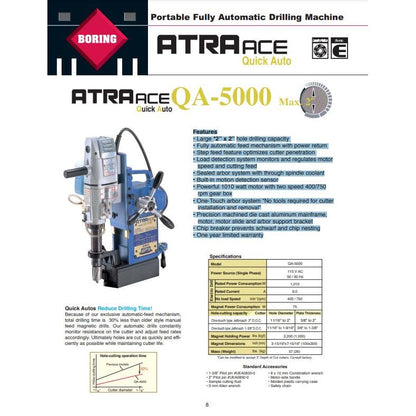 QA-5000 - 2" x 2" hole capacity www.studweldingstore.com