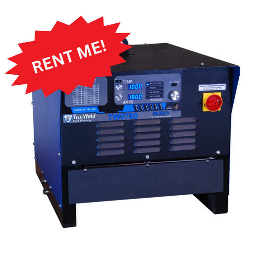 Rental TW5700 Drawn ARC Stud Welder - 7/8" Max Stud Diameter