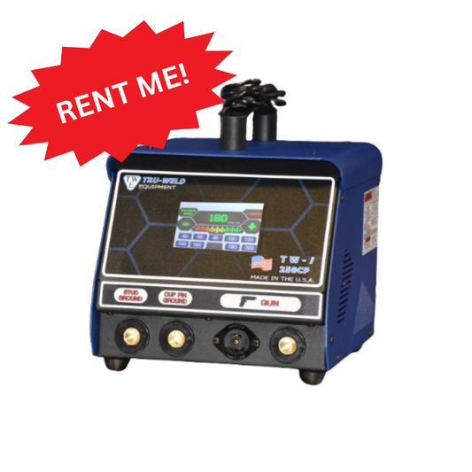 Rental TWi-250CP CD Stud Welder - 1/4" Capacity (Best Choice for Cuphead Pins)